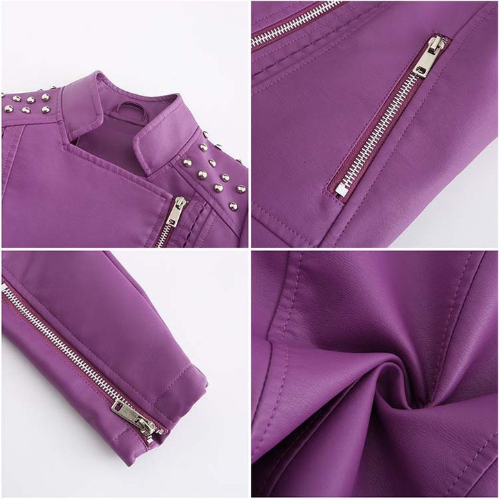Levoire | Veste En Cuir Pu Élégante Pour Femmes