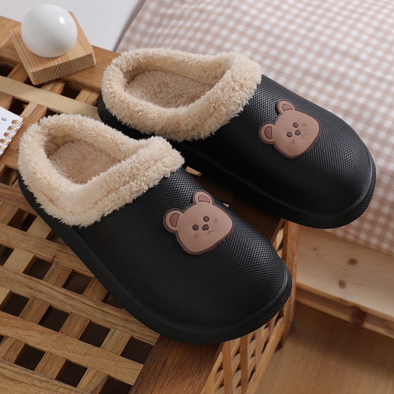 Levoire | Femmes Chaussons Confortables Noir