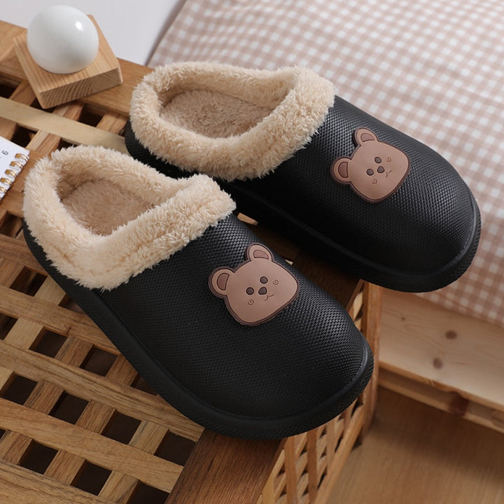Levoire | Femmes Chaussons Confortables Noir