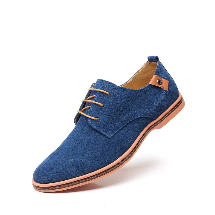 Levoire | Bottes en cuir suédé antidérapantes confortables Bleu