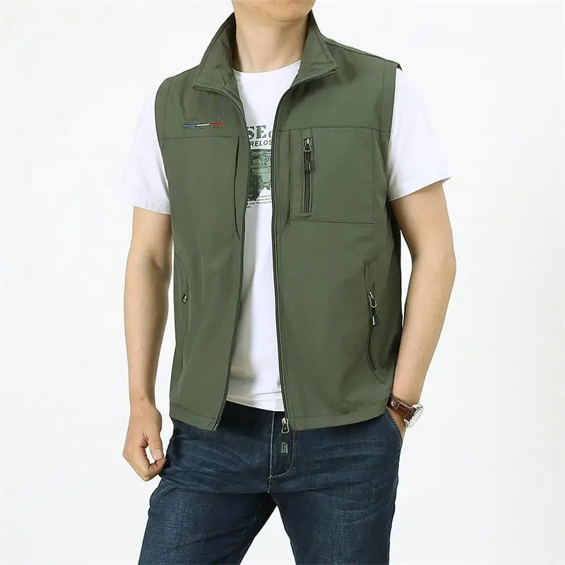 Levoire | Veste Intermédiaire Légère Et Élégante Pour Hommes Avec Col Vert