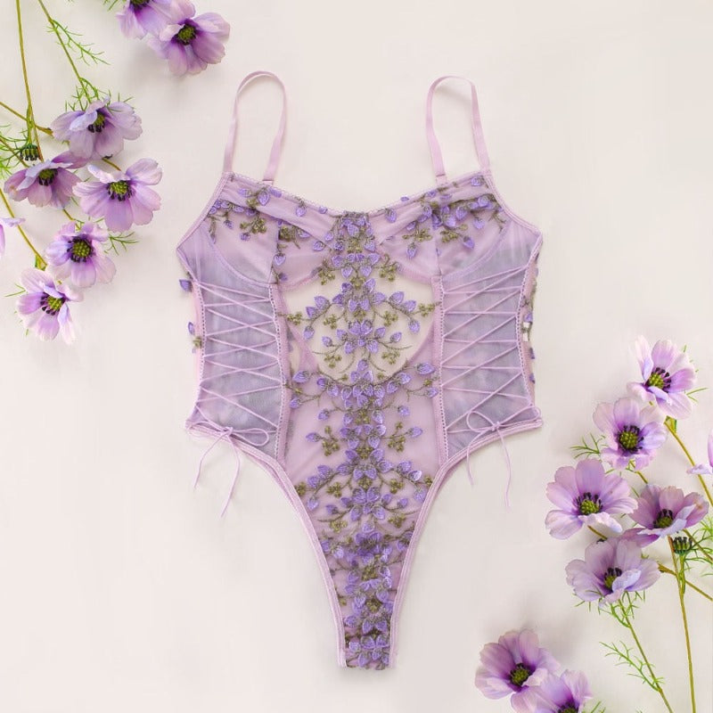 Levoire | Body Avec Col Halter Lavande