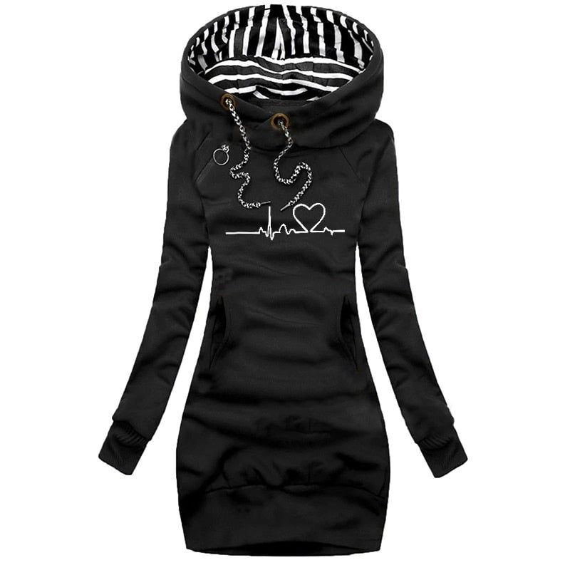 Levoire | Pull Heartbeat Élégance Hivernale Noir