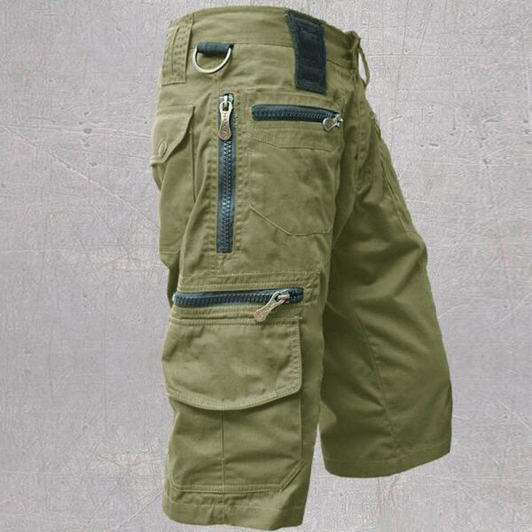 Levoire | Pantalon Cargo Court Confortable Vert