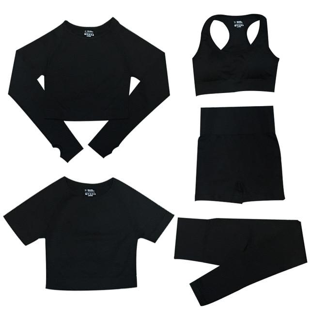 Levoire | Ensemble De Sport Ajusté Noir