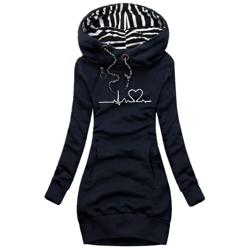 Levoire | Pull Heartbeat Élégance Hivernale Bleu Marine