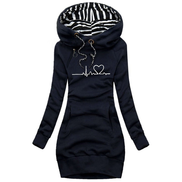 Levoire | Pull Heartbeat Élégance Hivernale Bleu Marine