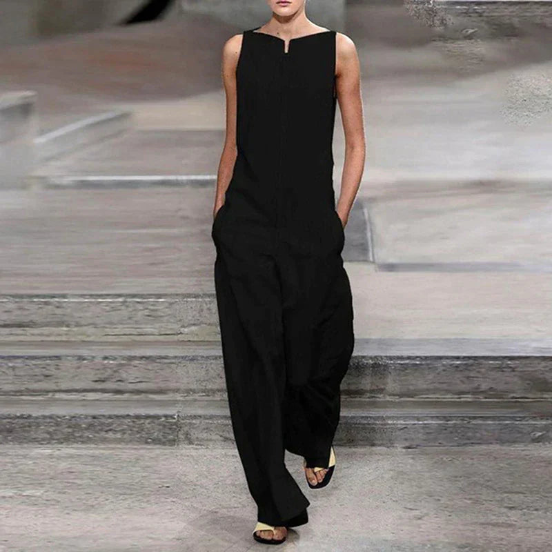 Levoire | Jumpsuit Chic Et Décontracté Noir