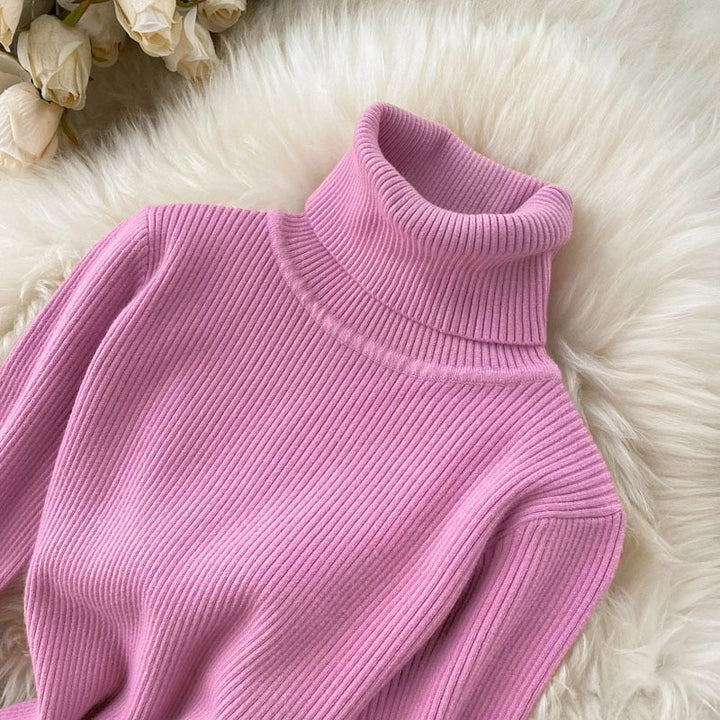 Levoire | Robe Clubwear Sans Manches Col Roulé