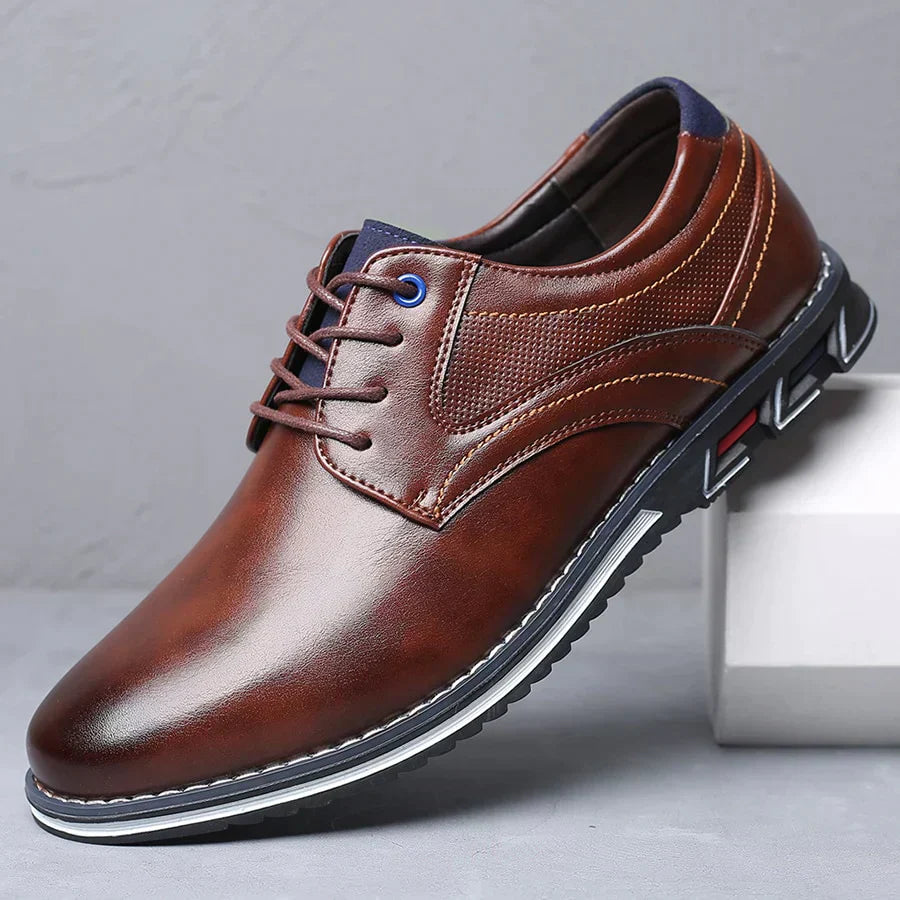 Levoire | Chaussures En Cuir Officielles Pour Hommes Braun