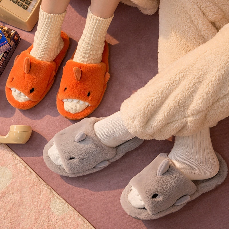 Levoire | Chaussons En Laine Requin Cartoon
