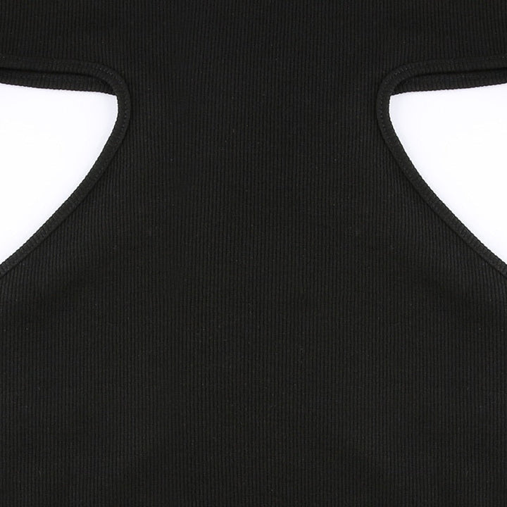 Levoire | Noir Onto Tricoté Manches Longues Robe Maxi