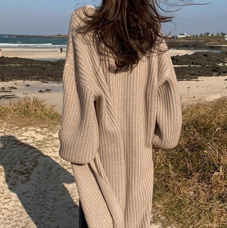 Levoire | Surdimensionné Cardigan Avec Imprimé En Câble