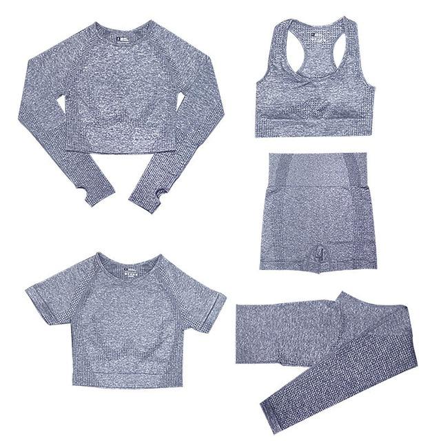 Levoire | Ensemble De Sport Ajusté Gris