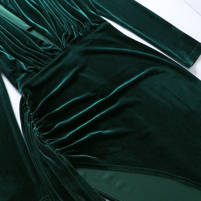 Levoire | Velours Fente Hohlspalte Robes