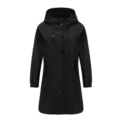 ANOUK™ - MANTEAU TRENCH IMPRÉGNAF Noir