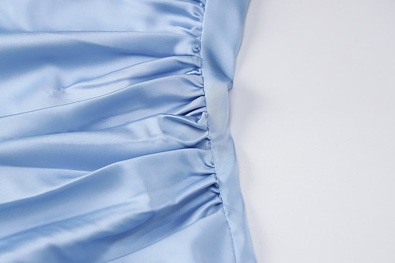 Levoire | Satina-Midi Robe Maxi Plissée Avec Ouverture Sur Le Côté