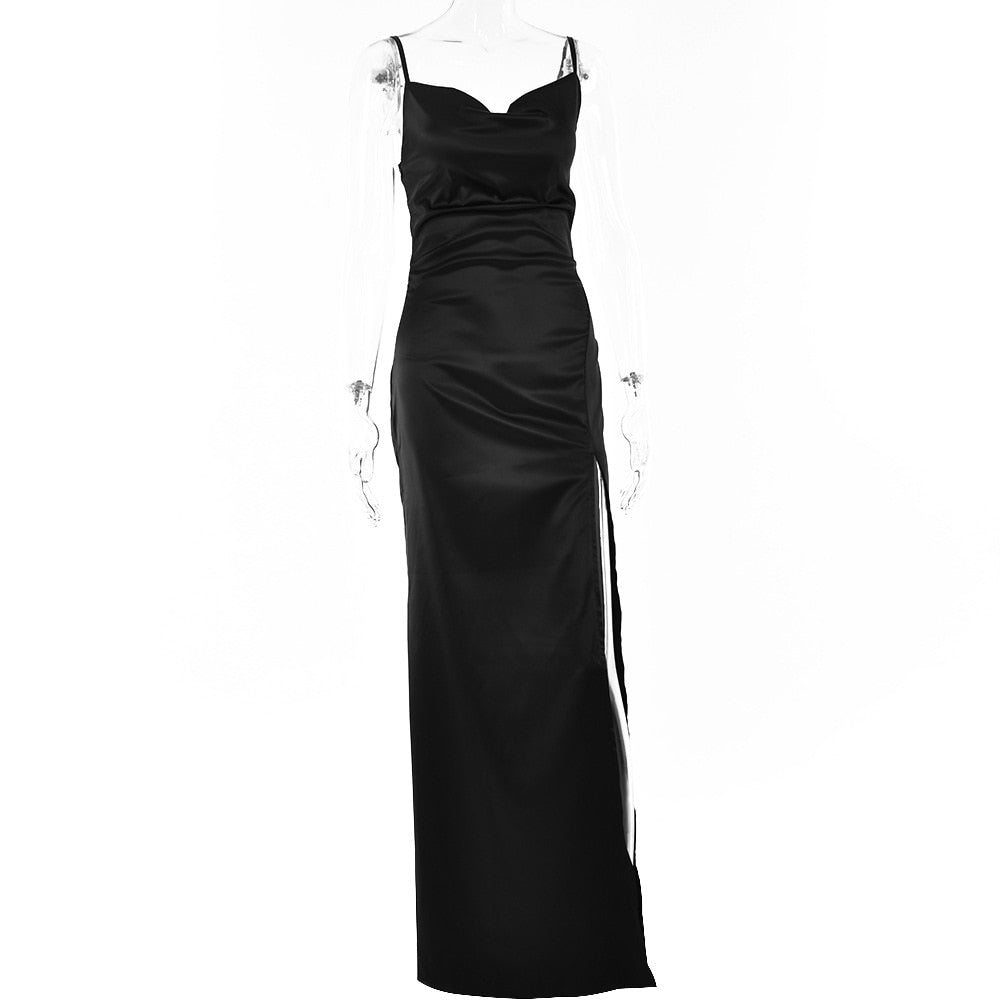 Levoire | Satin-Skinne Maxi-Robes