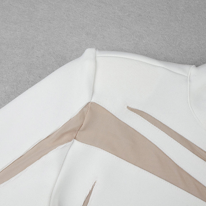 Levoire | Robe Mini Sans Manches En Maille Col Roulé
