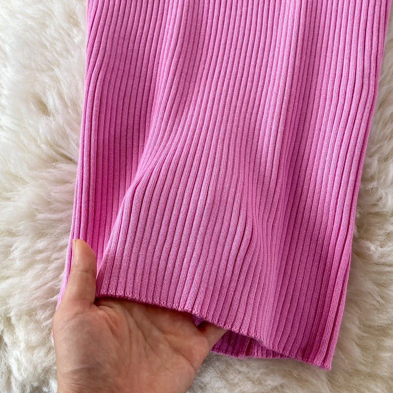 Levoire | Robe Tricot Été Manches Courtes