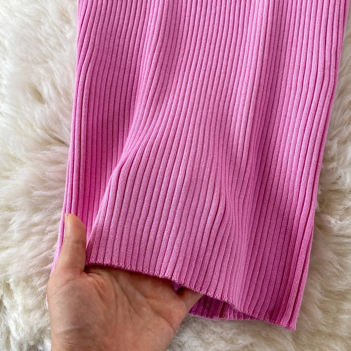 Levoire | Robe Tricot Été Manches Courtes