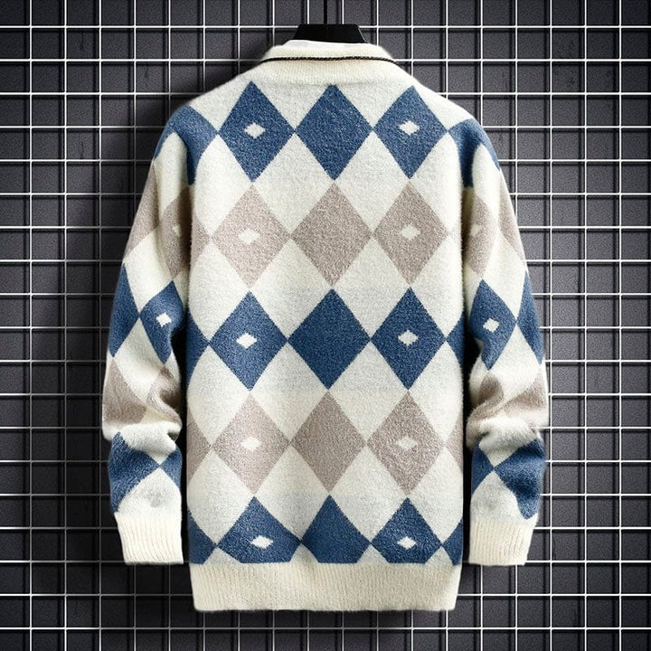 Levoire | Pull Élégant À Motif Losanges