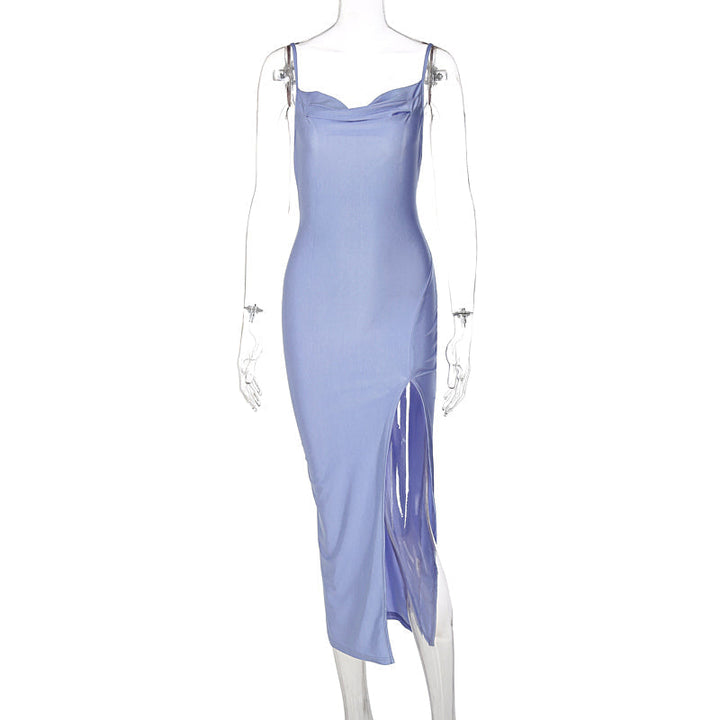 Levoire | Découpe D'Épaule Transition Arrière Mi-Longue Robes