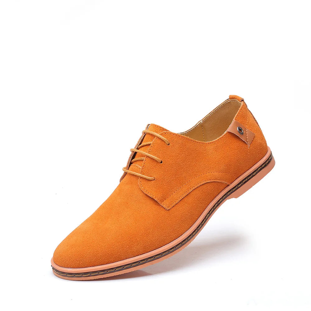 Levoire | Bottes en cuir suédé antidérapantes confortables Orange