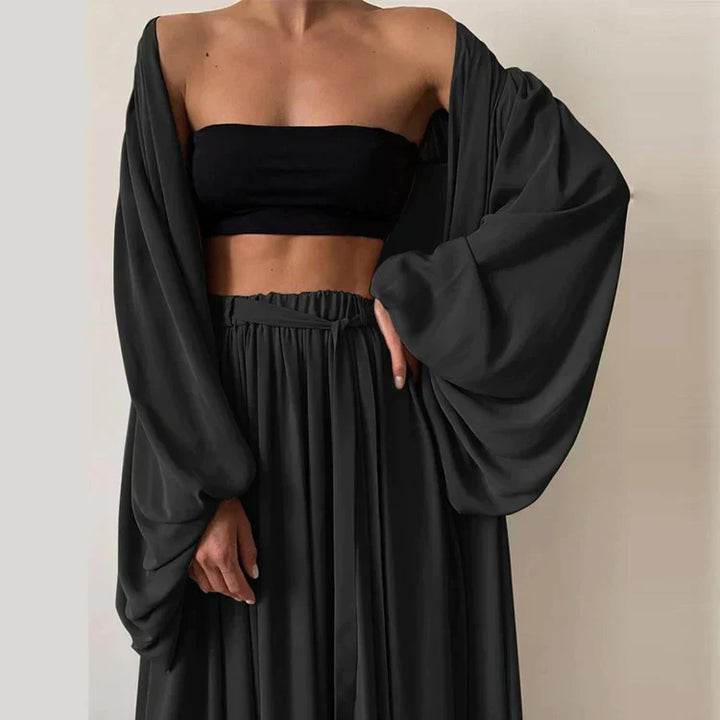 Levoire | Femme Magnifique ensemble de 3 pièces Noir