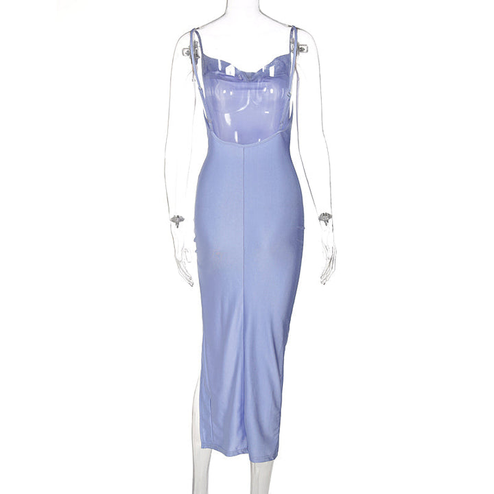 Levoire | Découpe D'Épaule Transition Arrière Mi-Longue Robes