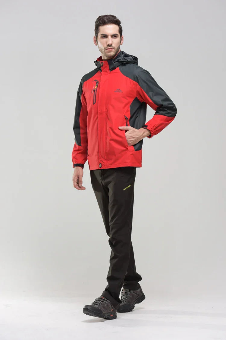 Levoire | Veste De Plein Air Légère Et Imperméable Pour Hommes Par Tous Les Temps Rot