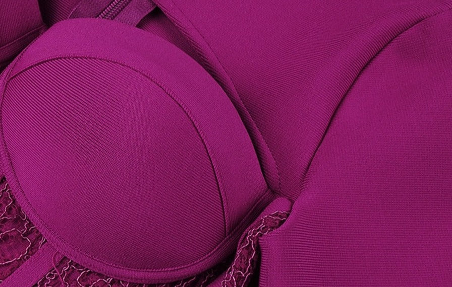 Levoire | Corset À Poitrine Creuse Bodycon Midi Robes