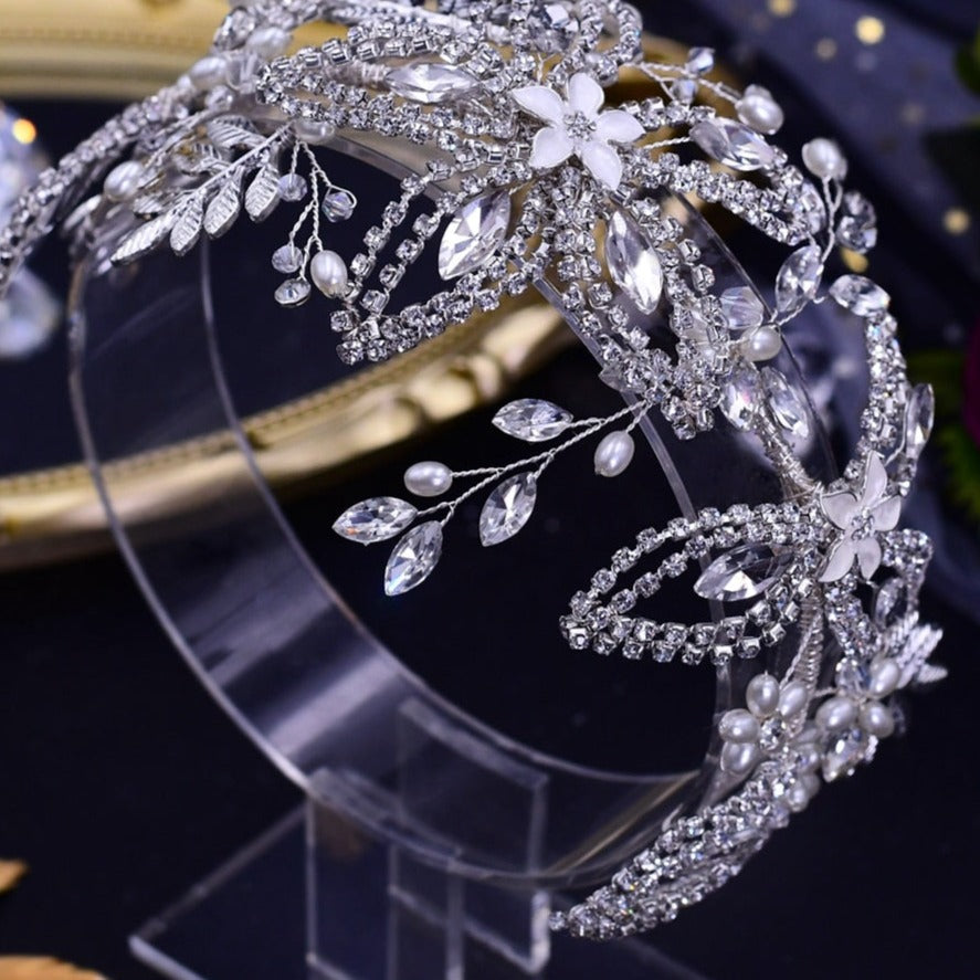Levoire | Bandeau Mariage Tiara 305 S-Couronne