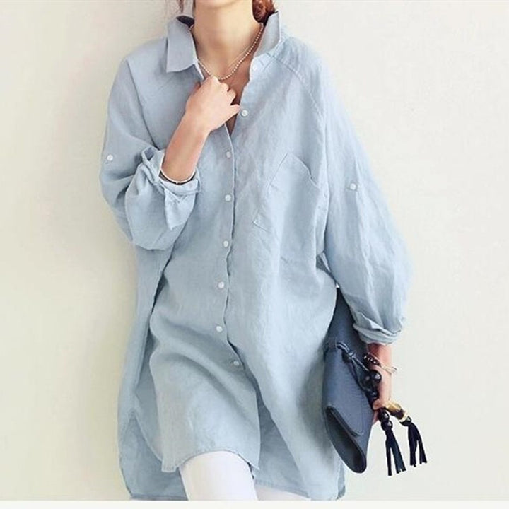 Levoire | Chemise Oversized Pour Femmes Bleu