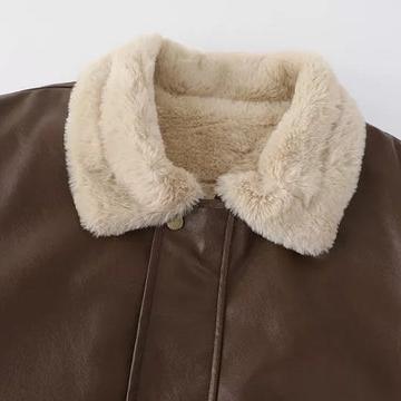 Levoire | Veste Longue À Manches Froides Remplie De Fourrure Avec Poches
