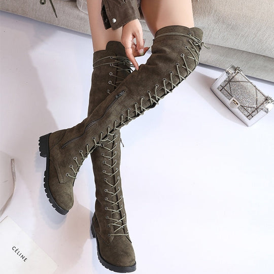 Levoire | Bottes Hautes Lisses Zippées