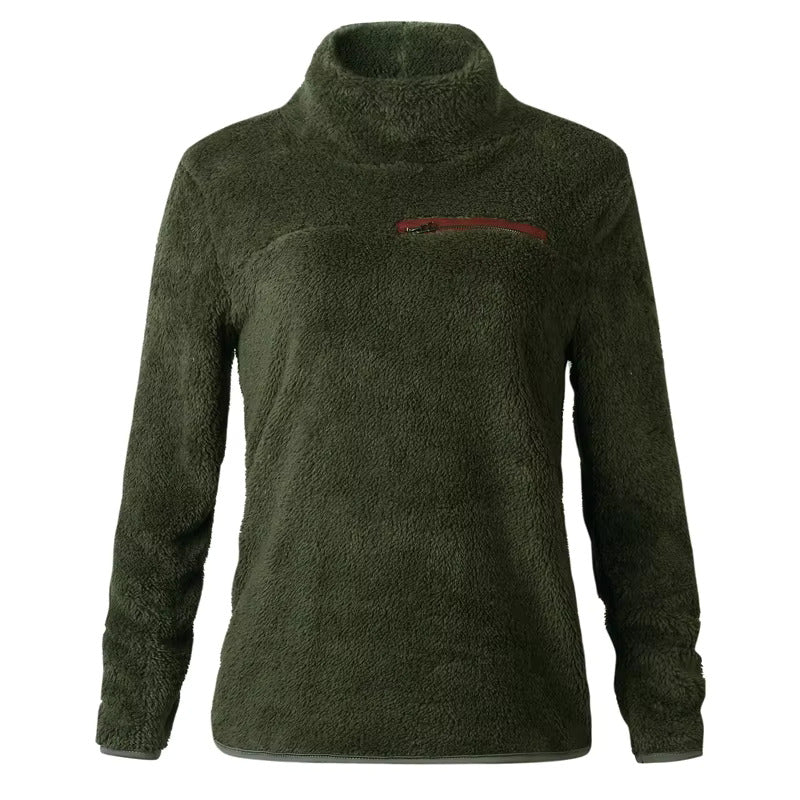 Levoire | Pull À Col Roulé Élégant Pour Une Sophistication Sans Effort Vert armée
