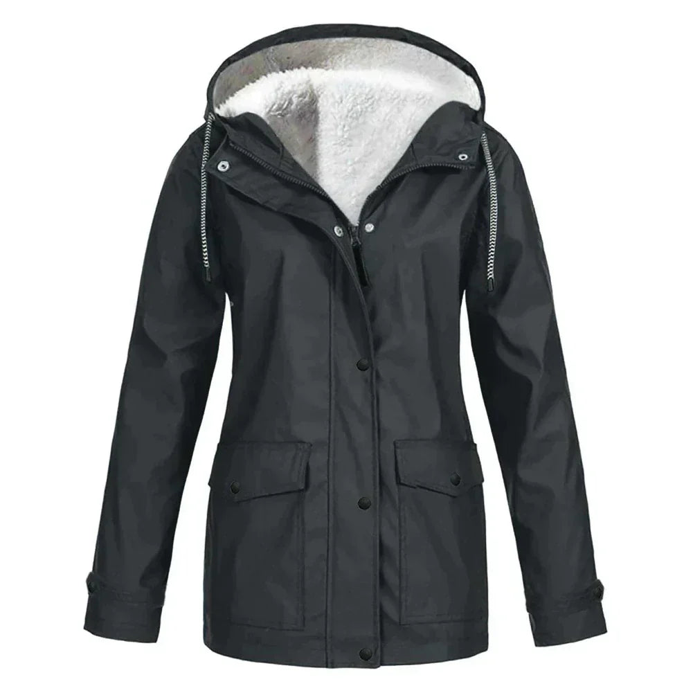 Levoire | Veste De Pluie Élégante Et Imperméable Noir