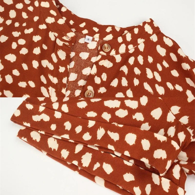 Levoire | Robe Midi Bohème Léopard