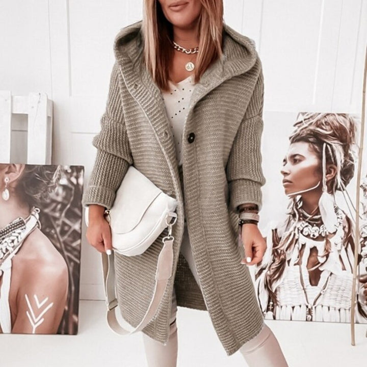 Levoire | Pull en laine tricoté Khaki