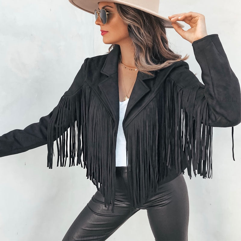 Levoire | Veste En Maille Noire Déchirée À La Mode Pour Femmes