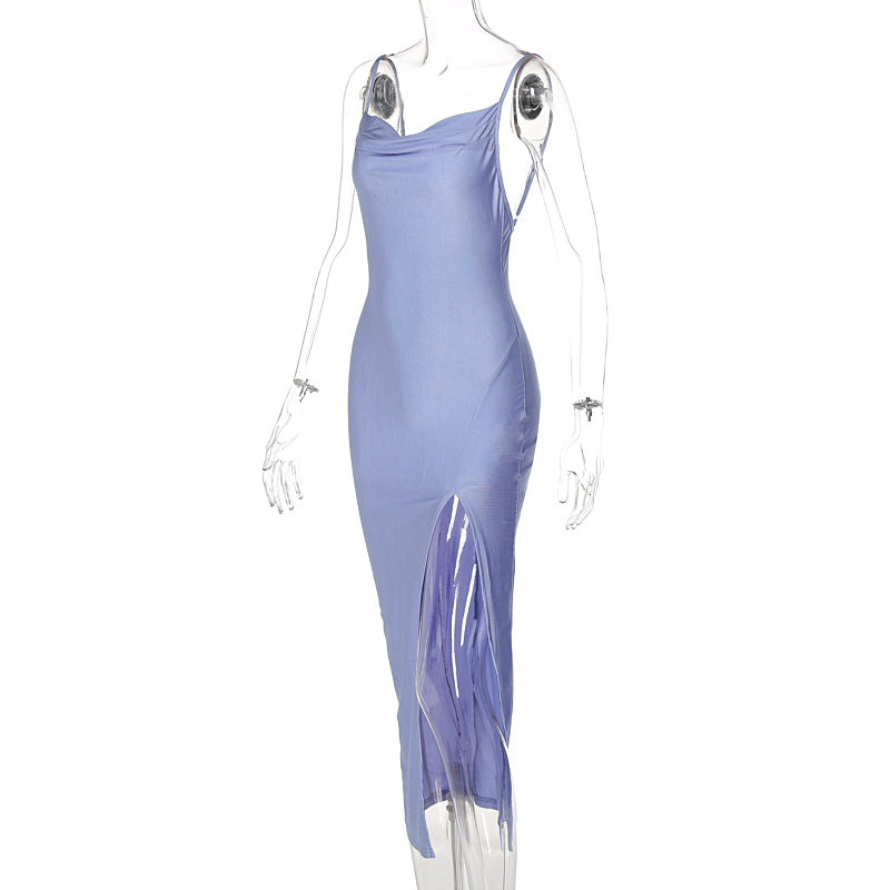 Levoire | Découpe D'Épaule Transition Arrière Mi-Longue Robes