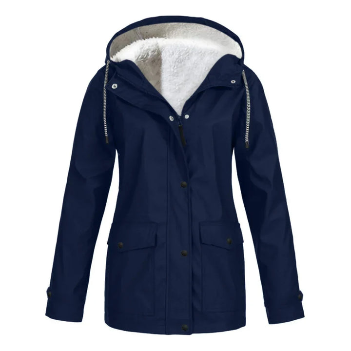 Levoire | Veste En Duvet Imperméable À Manches Longues Bleu foncé