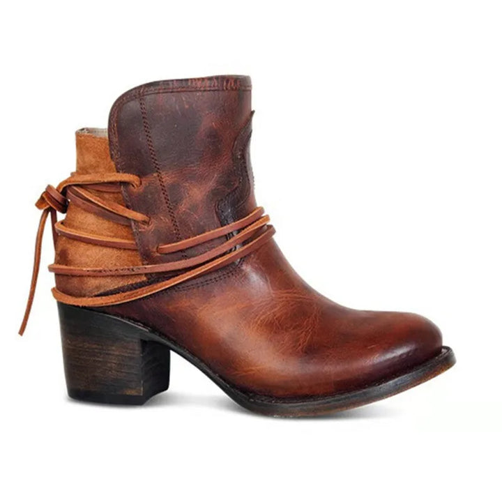 Levoire | Bottes Western Élégance & Confort Braun