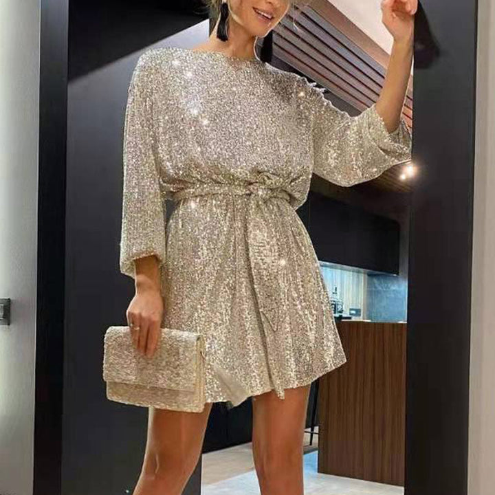 Levoire | Robe de fête pour toute occasion festive Or