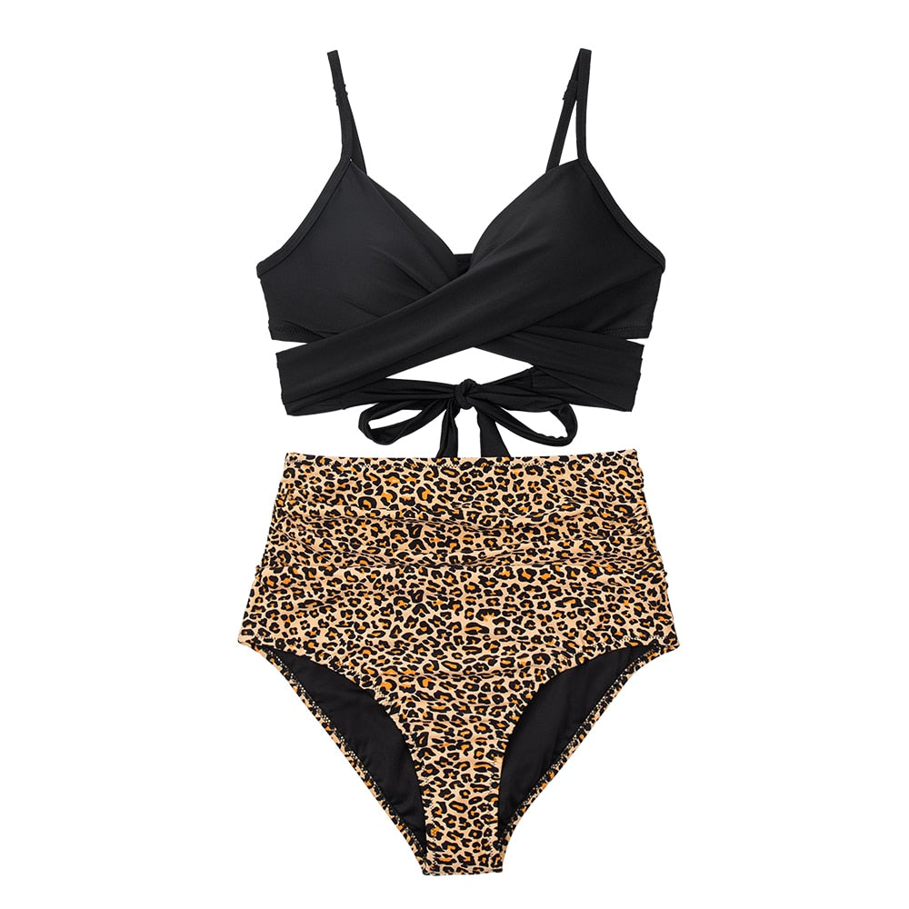 Levoire | Bikini Taille Haute - Sexy Et Élégant Pantera