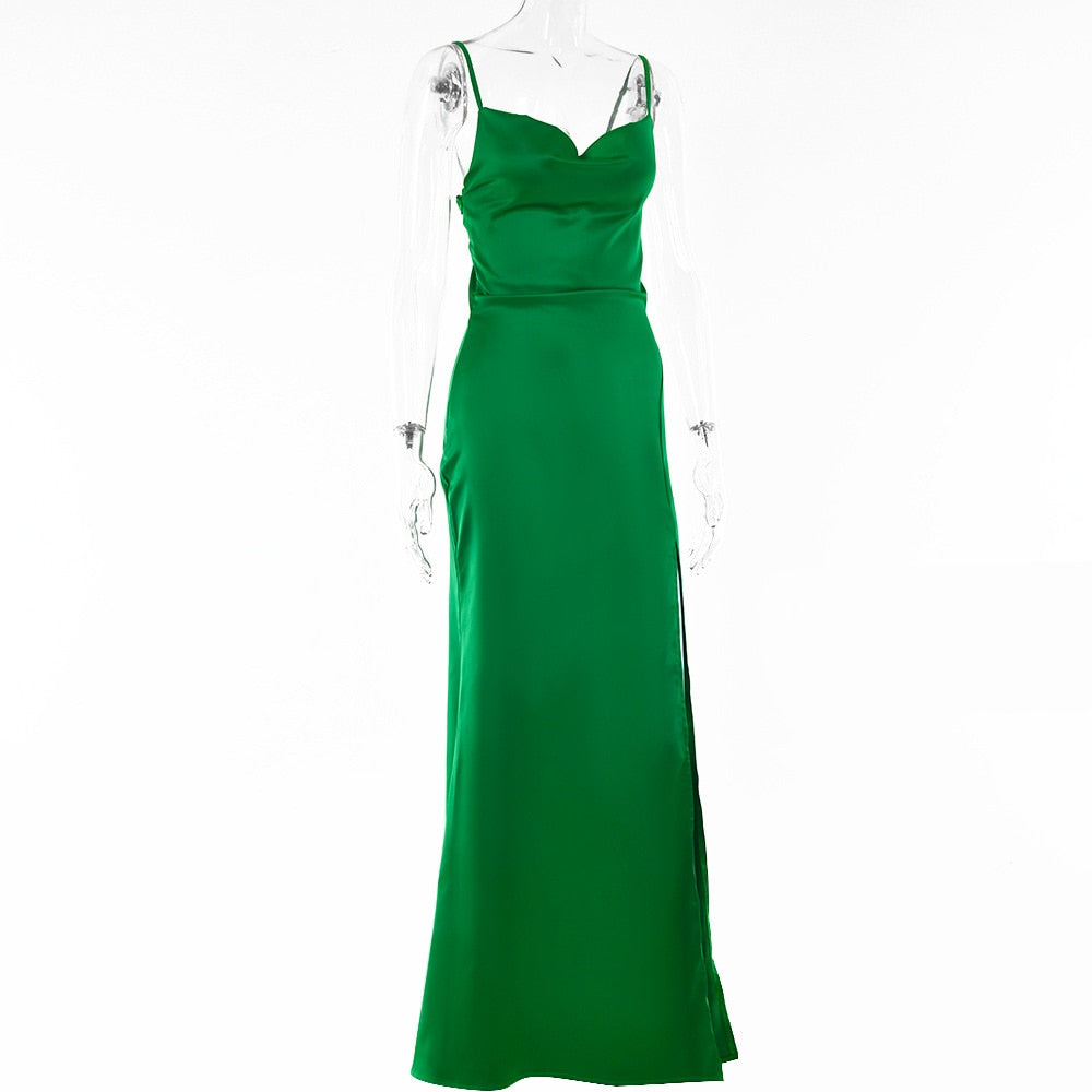 Levoire | Satin-Skinne Maxi-Robes