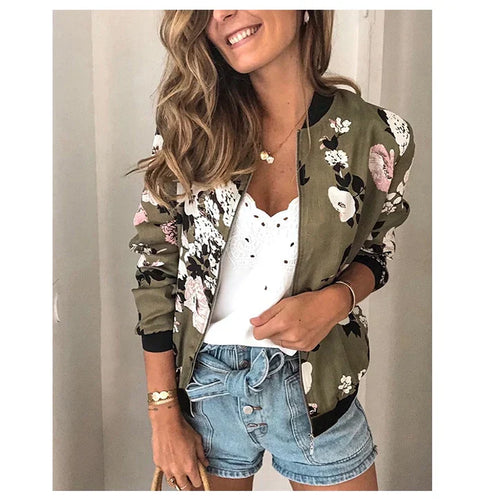 Levoire | Veste Bomber Imprimée Décontractée
