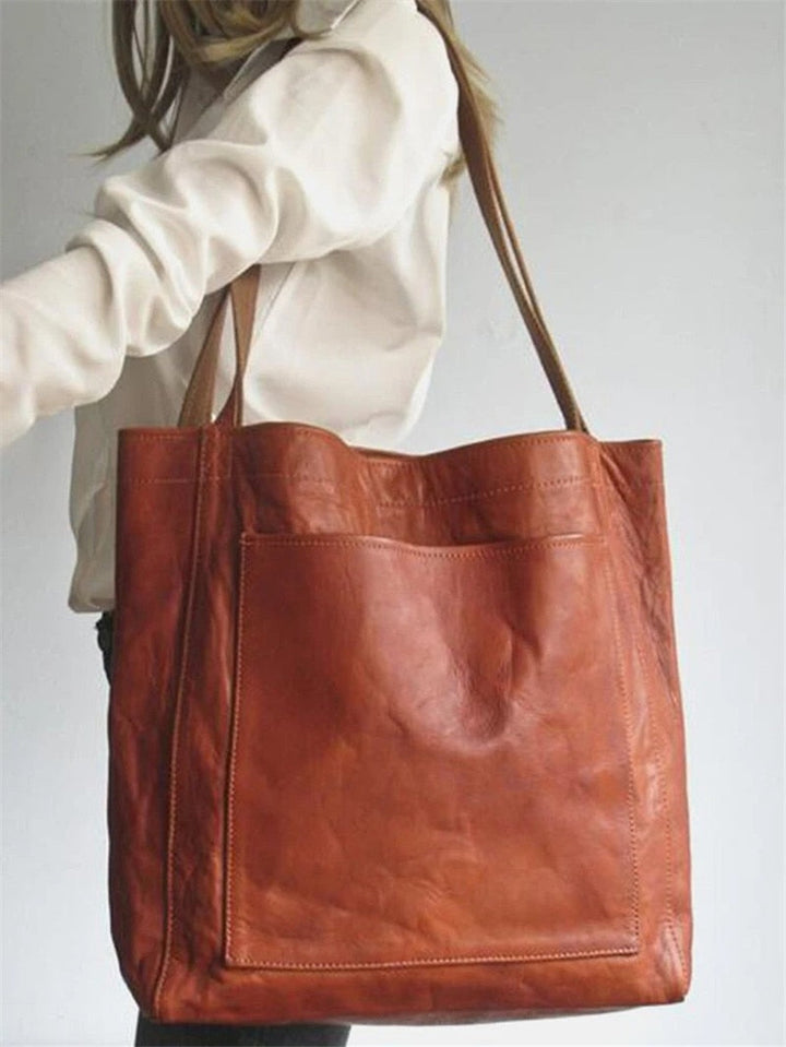 Levoire | Sac À Provisions En Cuir Vintage Pour Femmes