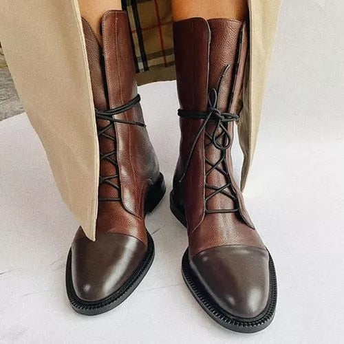 Levoire | Bottes À Talon Premium Marron
